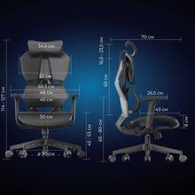 Кресло SIHOO X5C Mesh Black (X5C-301)