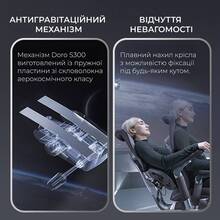 Кресло SIHOO DORO S300 Mesh Light Grey (S300-M202)