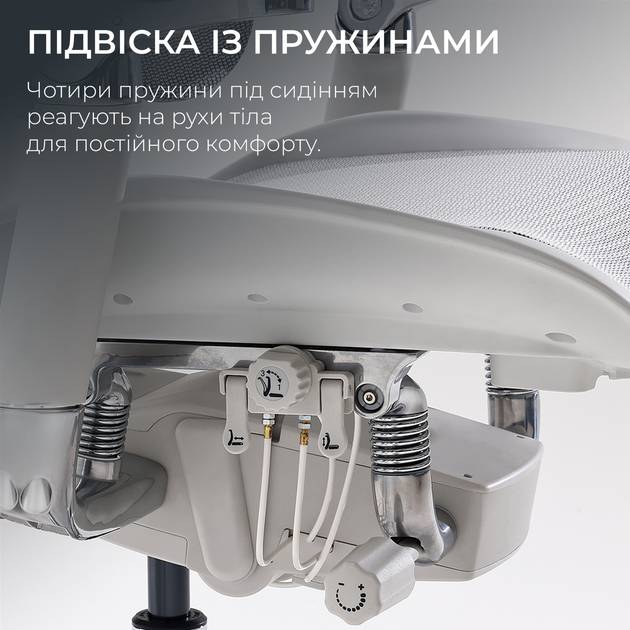 Фото 15 Кресло SIHOO DORO S300 Mesh Light Grey (S300-M202)