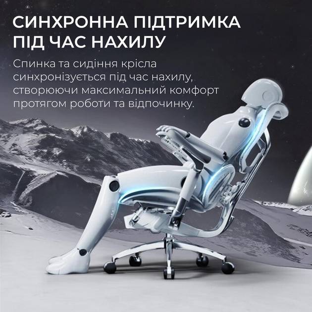 Изображение Кресло SIHOO DORO S300 Mesh Light Grey (S300-M202)