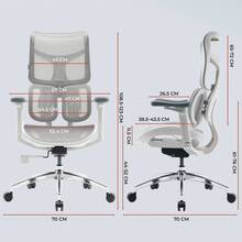 Кресло SIHOO DORO S100 Mesh White (S100-M302)