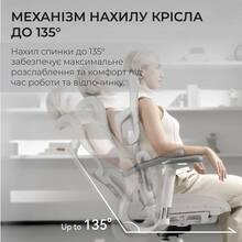 Кресло SIHOO DORO S100 Mesh White (S100-M302)