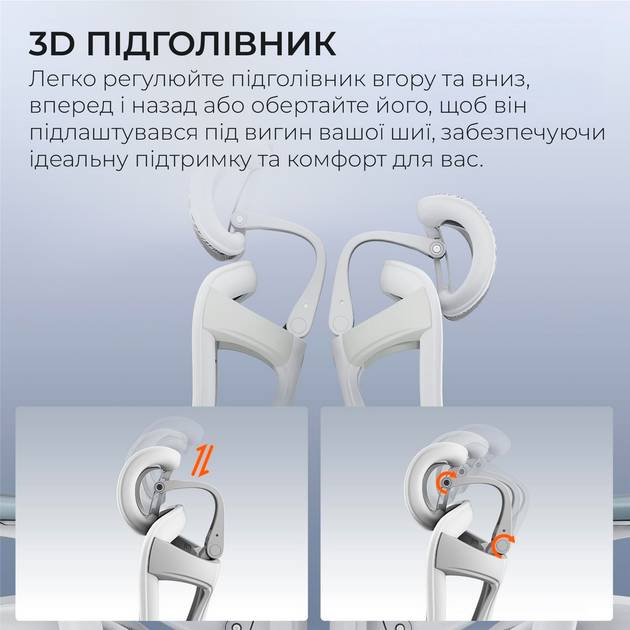 В Украине Кресло SIHOO DORO C300 Pro Mesh White (DORO-C300-PRO-M102)