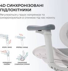 Кресло SIHOO DORO C300L Mesh White (DORO-C300L-A3-102)