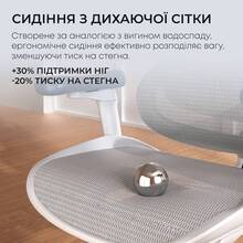 Кресло SIHOO DORO C300L Mesh White (DORO-C300L-A3-102)