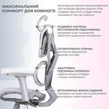 Крісло SIHOO Xallking X5C Mesh Grey (X5FC-N101)