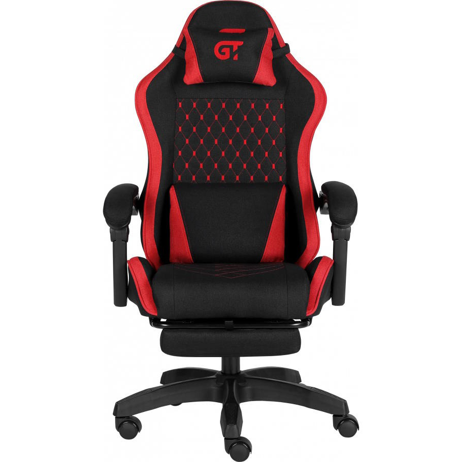 Кресло GT RACER X-2339 Fabric Black Red Кресло GT RACER X-2339 Fabric Black Red