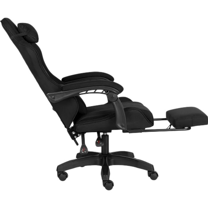 Крісло GT RACER X-2339 Fabric Black Основа крісла хрестовина з роликами