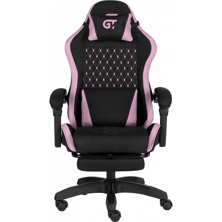 Крісло GT RACER X-2339 Fabric Black Pink Крісло GT RACER X-2339 Fabric Black Pink