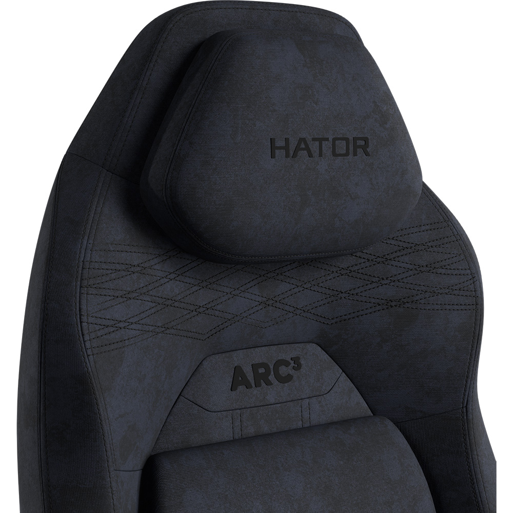 Кресло HATOR Arc 3 S Velour Black (HTC3440S) Изображение Кресло HATOR Arc 3 S Velour Black (HTC3440S)