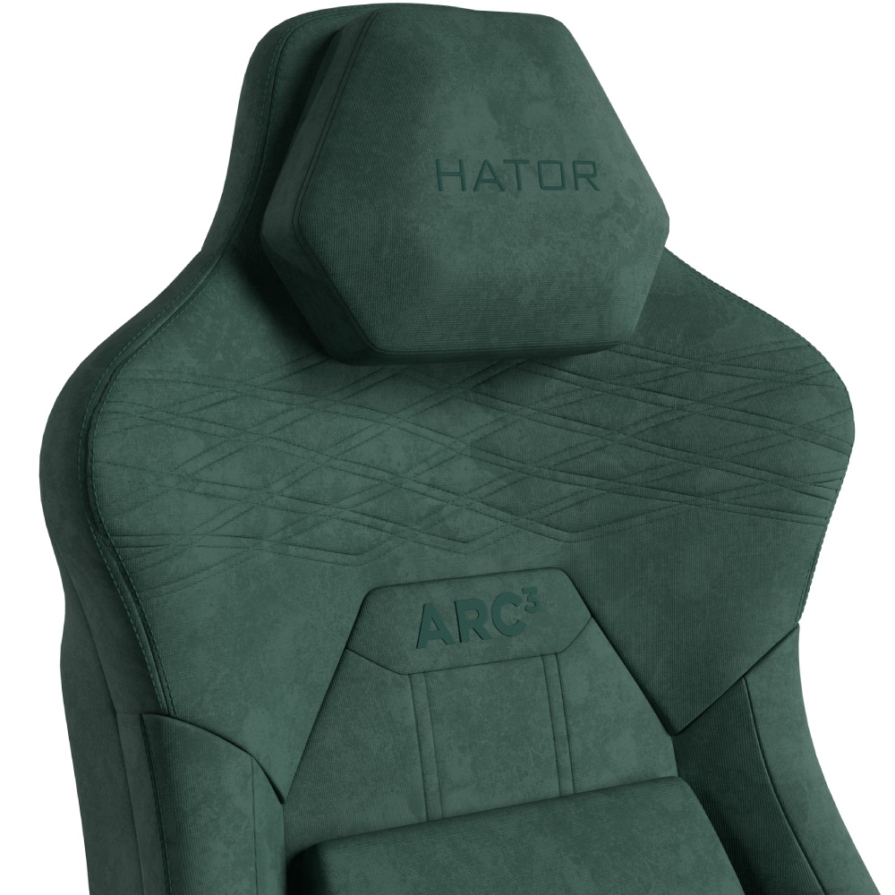 В Україні Крісло HATOR Arc 3 XL Velour Emerald (HTC3448XL)