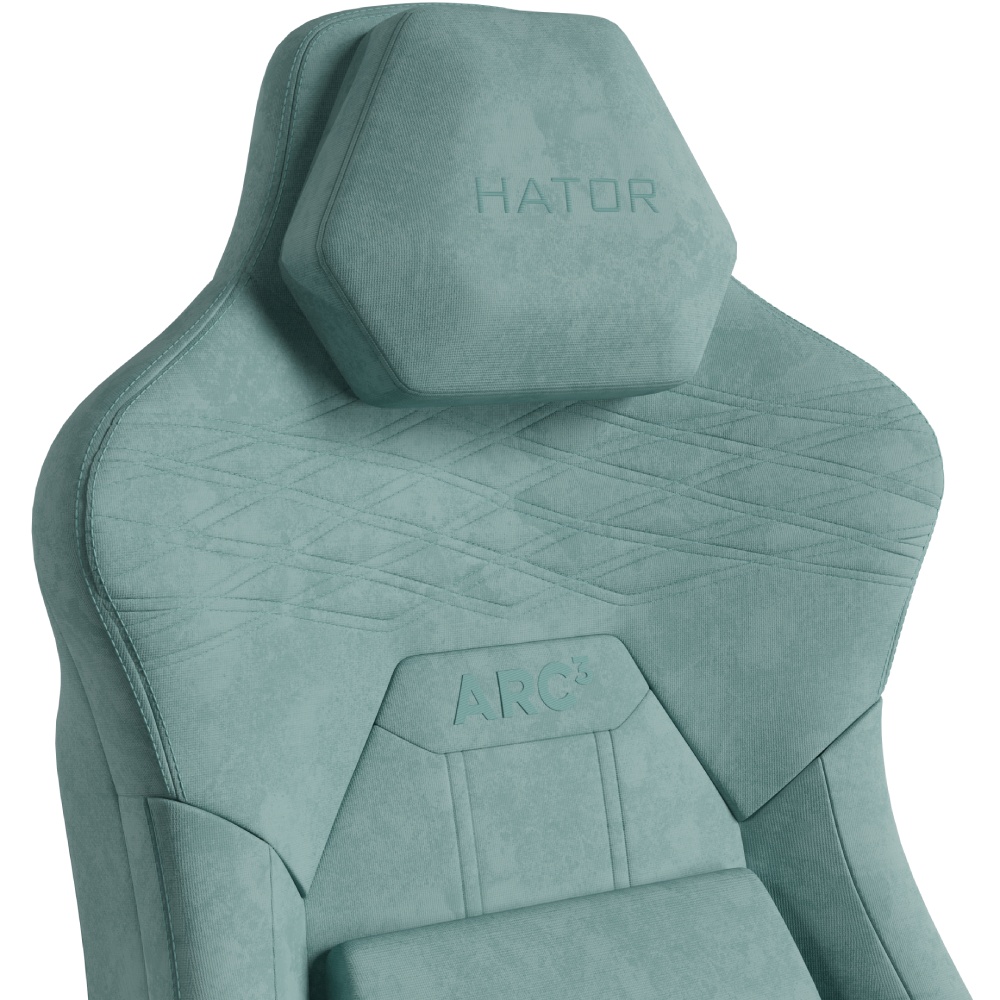 Фото Крісло HATOR Arc 3 XL Velour Turquoise (HTC3443XL)