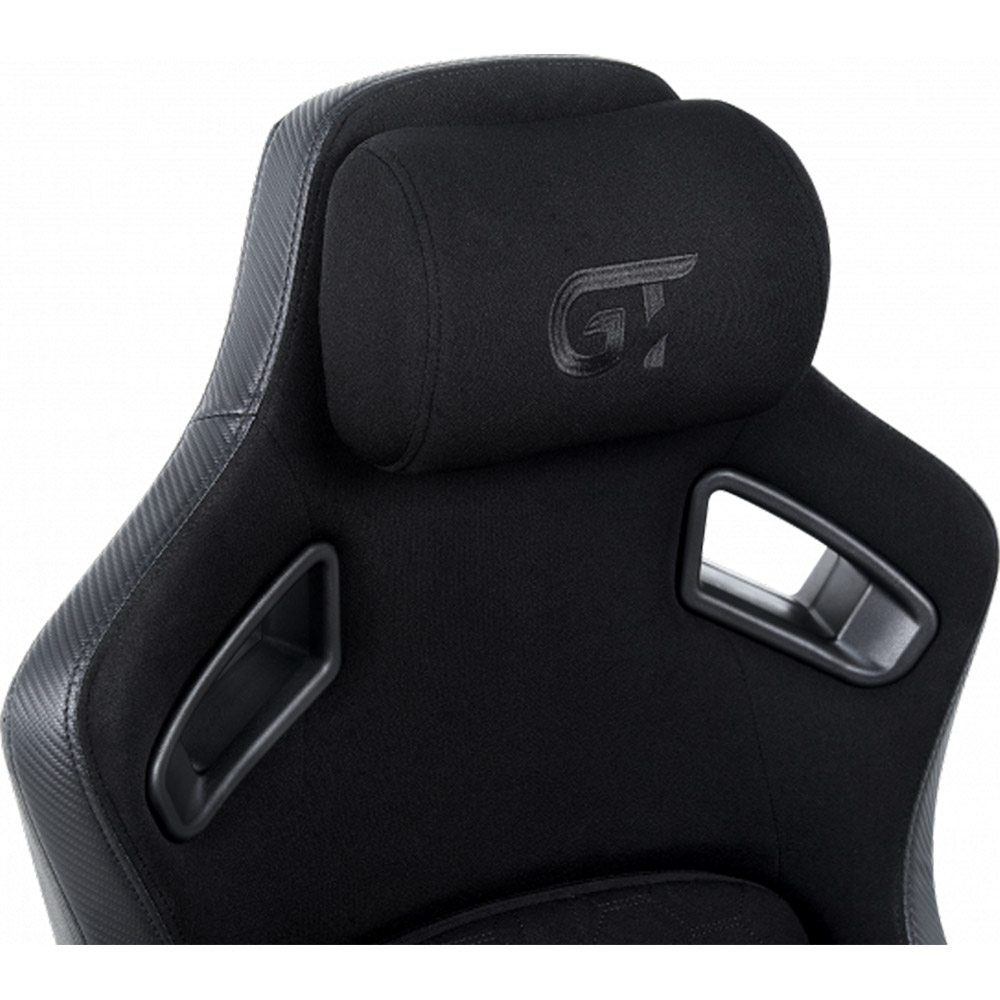 Крісло GT RACER X-7341 Fabric Black Основа крісла хрестовина з роликами