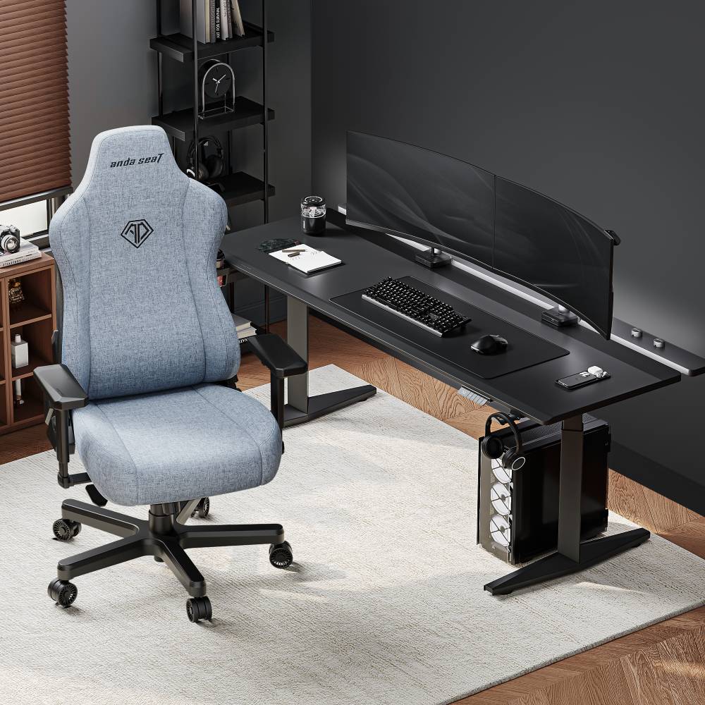 Фото 14 Кресло ANDA SEAT Kaiser 3E XL Gray Blue Fabric (AD23YC-XL-09-T-CF-T01)