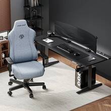 Кресло ANDA SEAT Kaiser 3E XL Gray Blue Fabric (AD23YC-XL-09-T-CF-T01)
