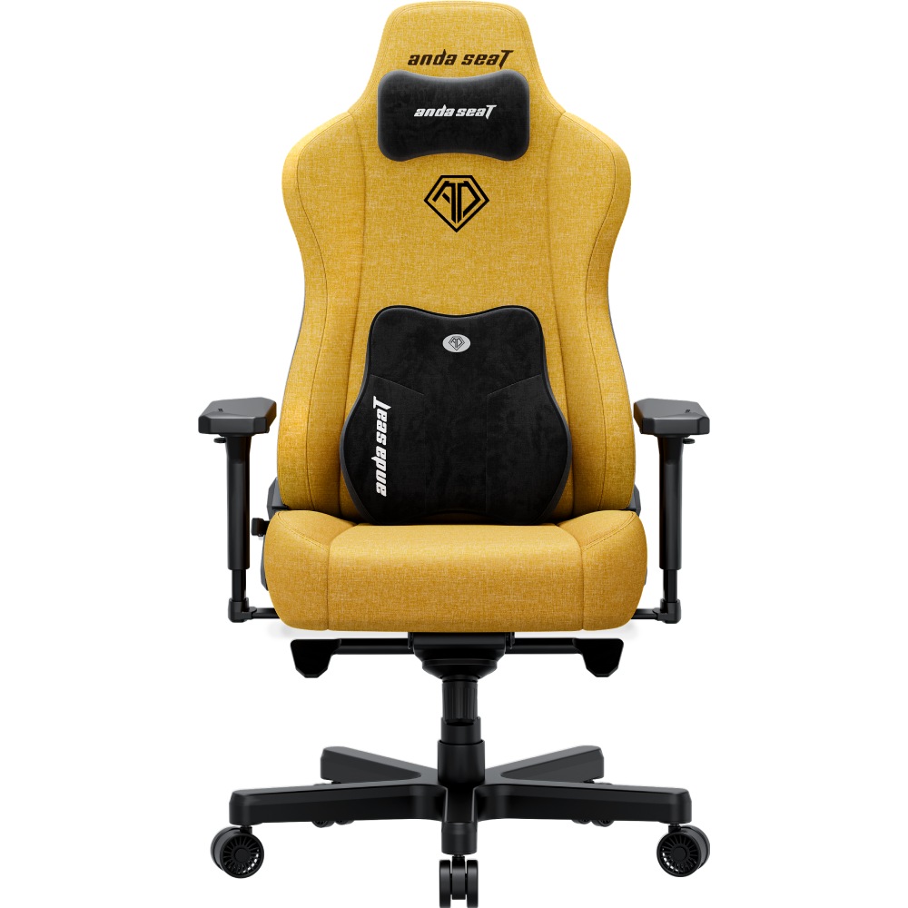 Кресло ANDA SEAT Kaiser 3E XL Bright Yellow Fabric (AD23YC-XL-09-Y-CF-Y01)
