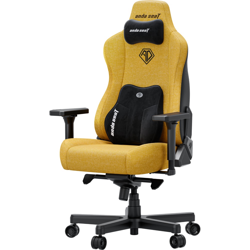 Кресло ANDA SEAT Kaiser 3E XL Bright Yellow Fabric (AD23YC-XL-09-Y-CF-Y01) Тип для геймера