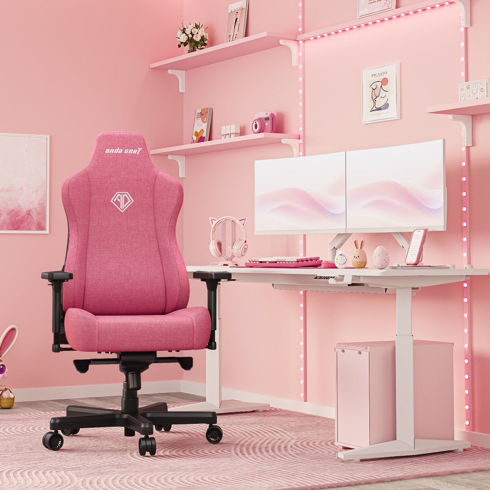 Фото 14 Крісло ANDA SEAT Kaiser 3E XL Pink Fabric (AD23YC-XL-09-P-CF-P01)