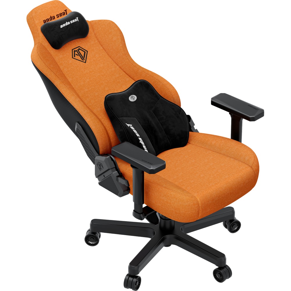 Кресло ANDA SEAT Kaiser 3E XL Orange Fabric (AD23YC-XL-09-O-CF-O01) Материал обивки ткань