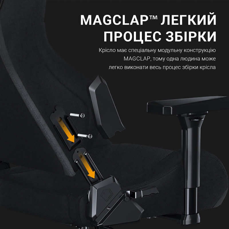 Обзор Кресло ANDA SEAT Kaiser Frontier Fabric Black Size XL (AD12YXL-17-B-F-B02)