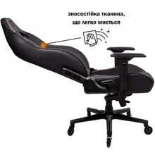 Кресло GT RACER X-8009 Fabric Dark Gray/Black
