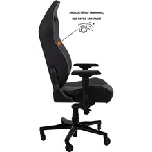 Кресло GT RACER X-8009 Fabric Dark Gray/Black