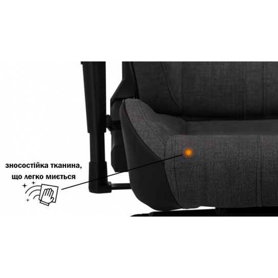 Покупка Кресло GT RACER X-8009 Fabric Dark Gray/Black
