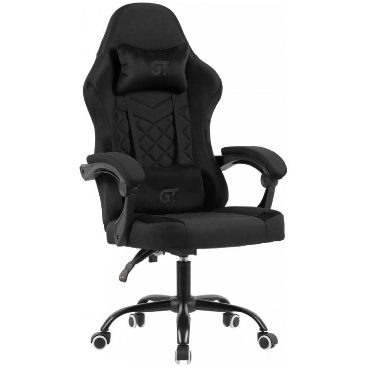 Кресло GT RACER X-2729 Fabric Black Кресло GT RACER X-2729 Fabric Black Дополнительно механизм газлифт Евростандарт; Anyfix (без покачивания)