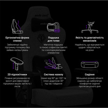 Кресло ANDA SEAT Novis Plus XL PVC Black (AD23YC-XL-01-B-PV-B04)