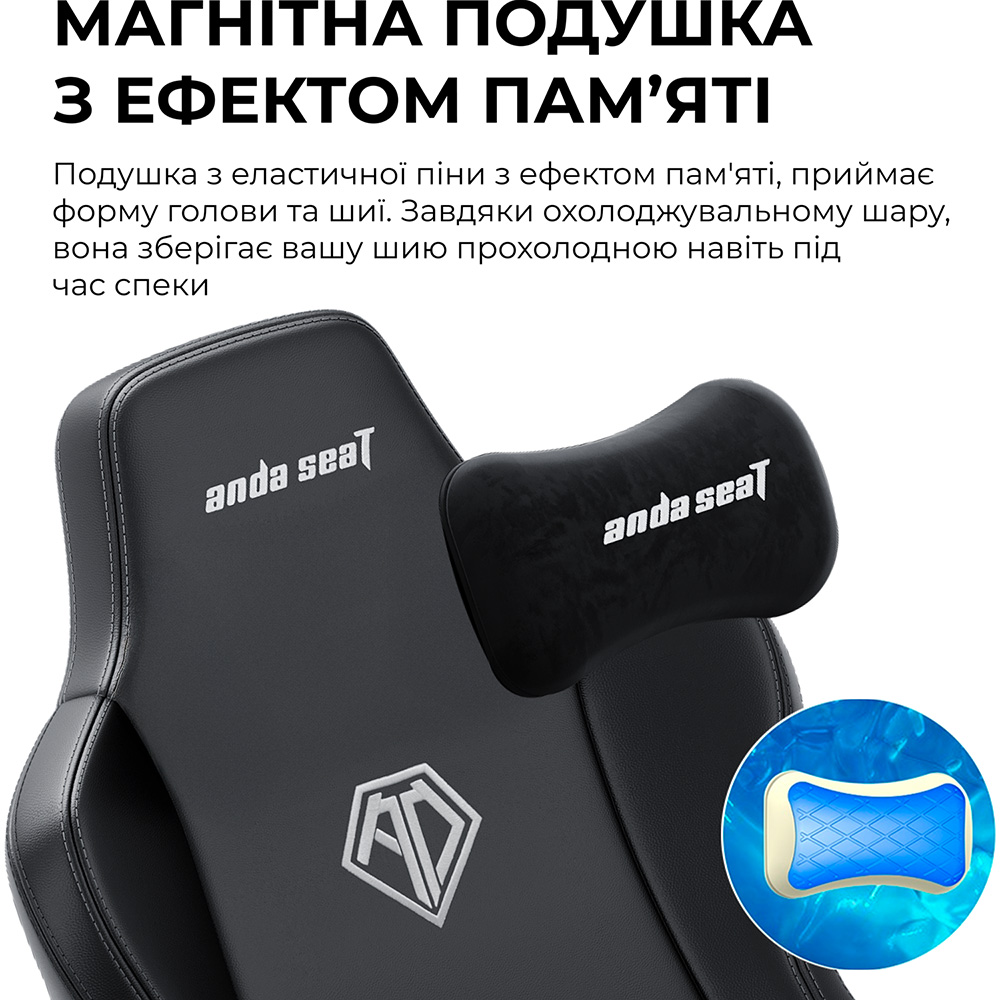 В интернет магазине Кресло ANDA SEAT Novis Plus XL PVC Black (AD23YC-XL-01-B-PV-B04)