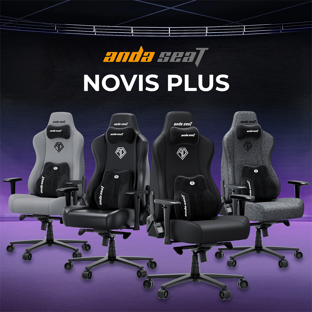 Заказать Кресло ANDA SEAT Novis Plus XL PVC Black (AD23YC-XL-01-B-PV-B04)