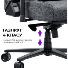 Кресло ANDA SEAT Novis Plus XL PVC Black (AD23YC-XL-01-B-PV-B04)