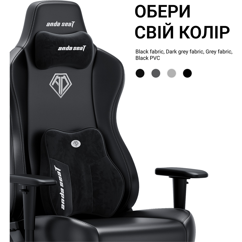 Покупка Кресло ANDA SEAT Novis Plus XL PVC Black (AD23YC-XL-01-B-PV-B04)