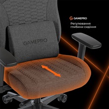Крісло GAMEPRO GC760DG Dark Grey Fabric