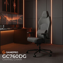 Кресло GAMEPRO GC760DG Dark Grey Fabric