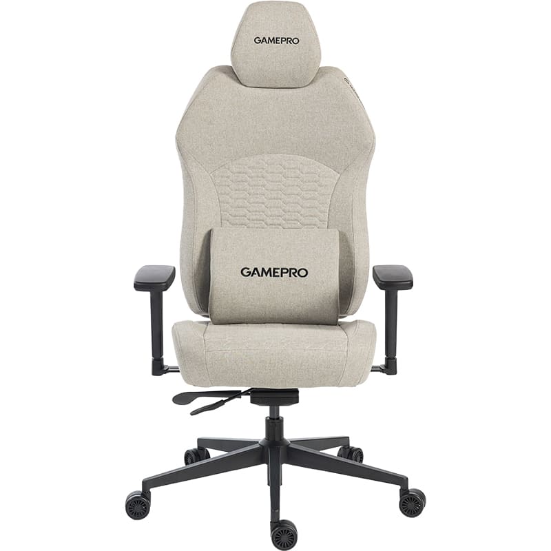 Кресло GAMEPRO GC760LG Light Grey Fabric Материал корпуса металл
