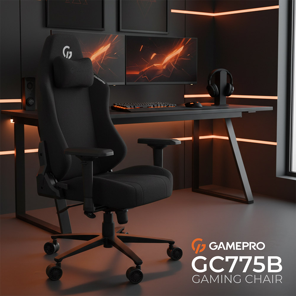 Изображение Кресло GAMEPRO GC775B Black Fabric