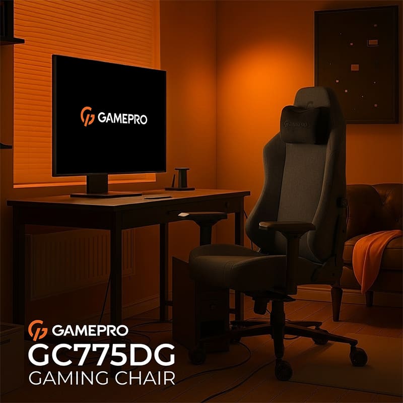 В Україні Крісло GAMEPRO GC775DG Dark Grey Fabric