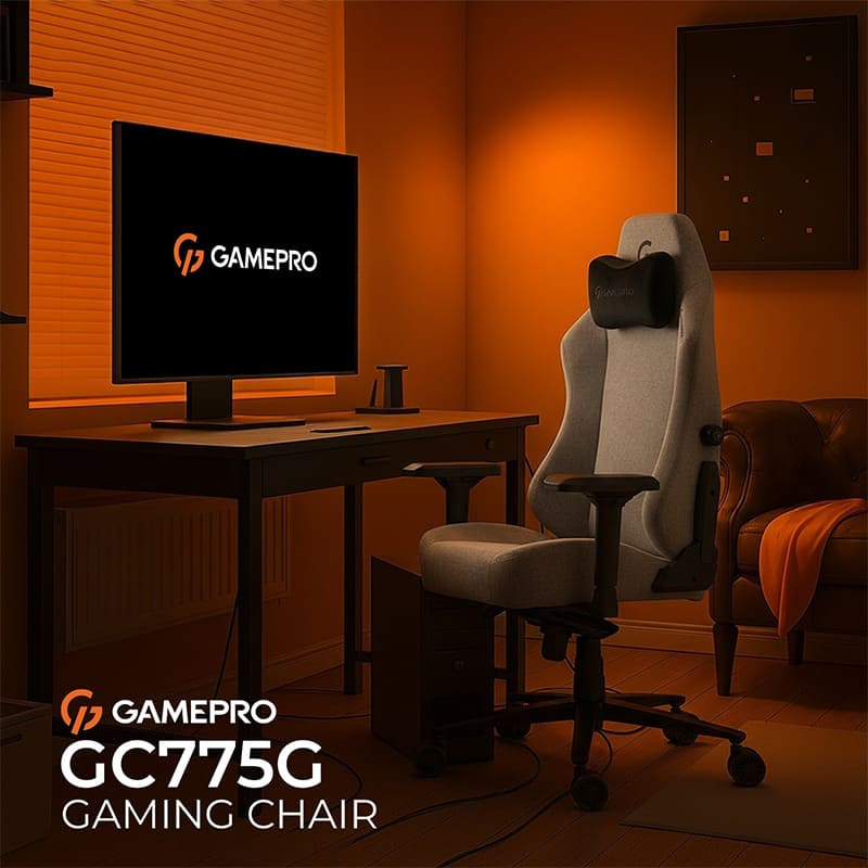 Фото 15 Крісло GAMEPRO GC775G Grey Fabric