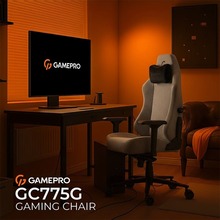 Крісло GAMEPRO GC775G Grey Fabric