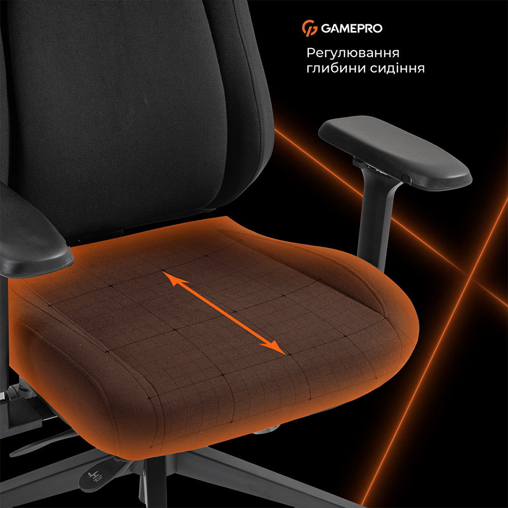 В интернет магазине Кресло GAMEPRO GC925B Black Fabric
