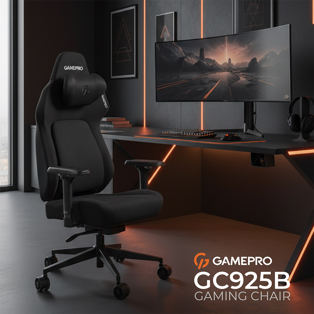 Изображение Кресло GAMEPRO GC925B Black Fabric