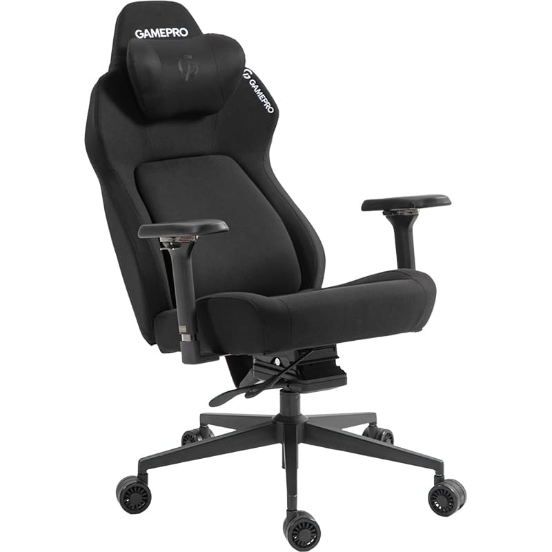 Зовнішній вигляд Крісло GAMEPRO GC925B Black Fabric