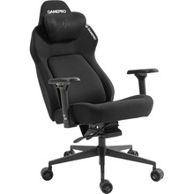 Крісло GAMEPRO GC925B Black Fabric