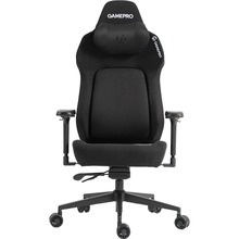 Крісло GAMEPRO GC925B Black Fabric