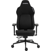 Крісло GAMEPRO GC925B Black Fabric
