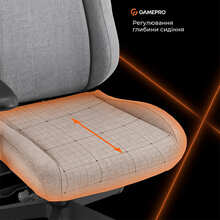 Крісло GAMEPRO GC925G Grey Fabric