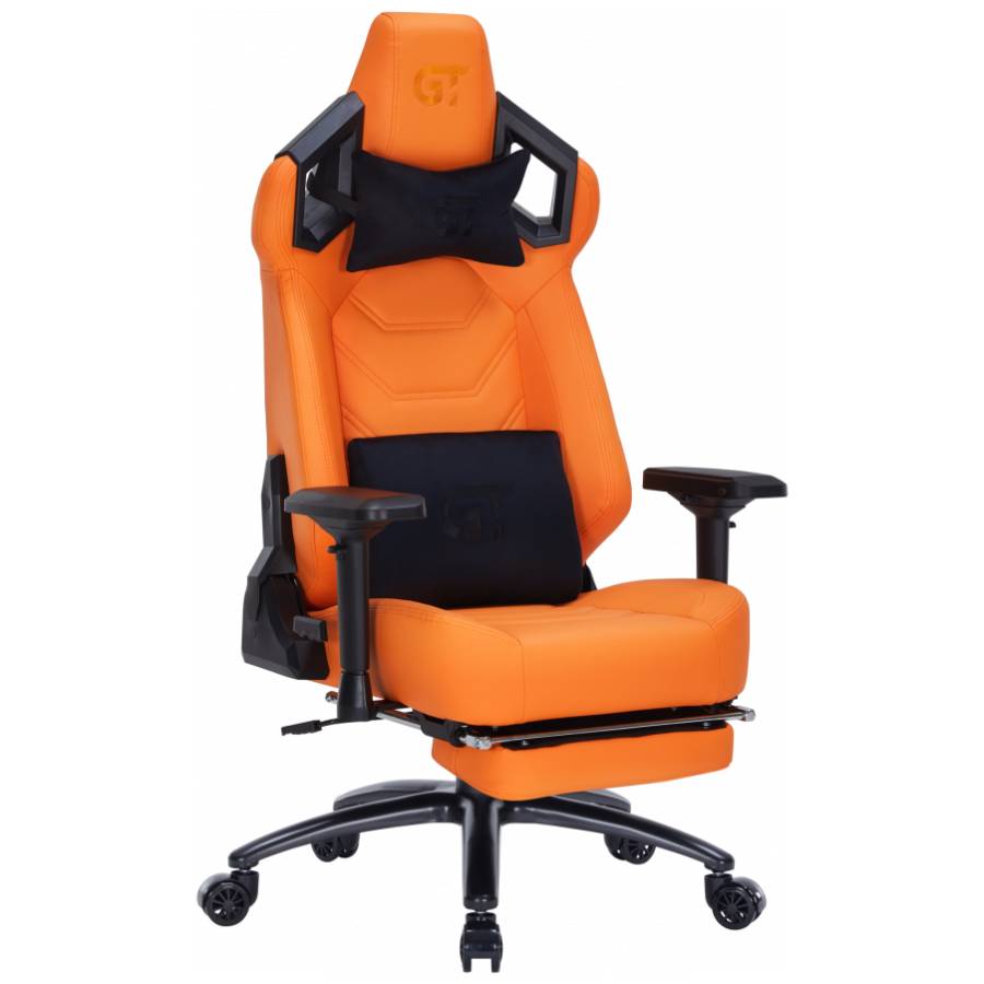 Крісло GT RACER X-5099 Orange Додатково 4D підлокітники; висувна підніжка