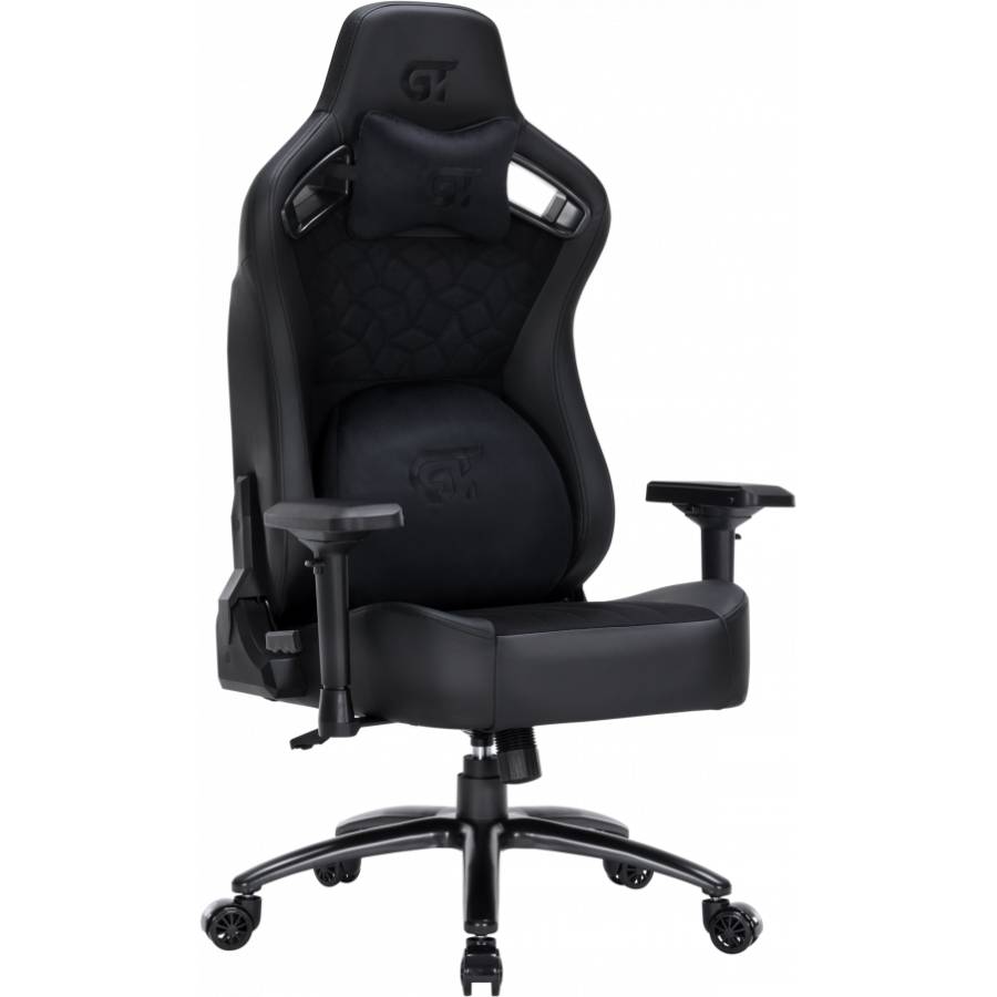Крісло GT RACER X-5184 Fabric Black Додатково 4D підлокітники; відкидна спинка