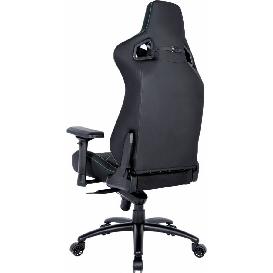 Крісло GT RACER X-8006 Fabric Black/Green Матеріал оббивки тканина